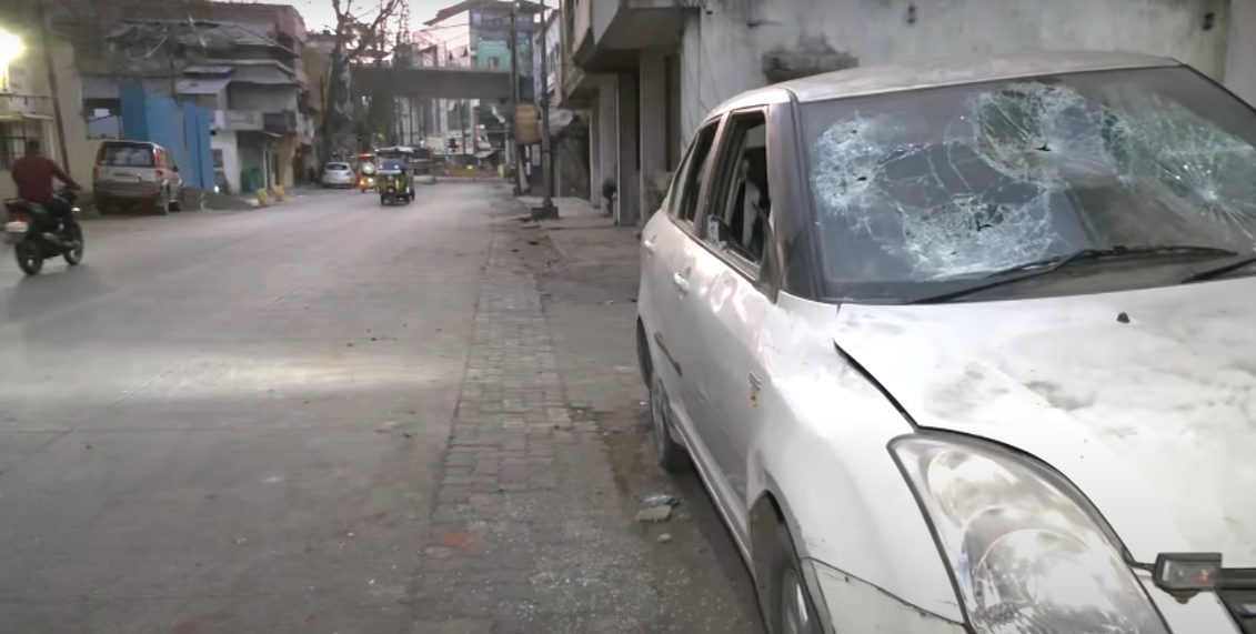 नागपुर हिंसा के बाद 10 इलाकों में कर्फ्यू